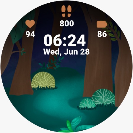 Enchanted Forest Watch Face Screen 3