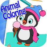 Kids Animal Coloring Book Page icon