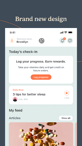 Android application Persona Nutrition screenshort