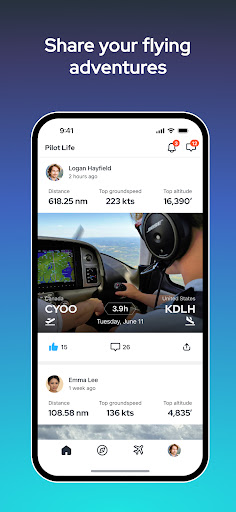 Pilot Life - Fly, Track, Share Screen 2