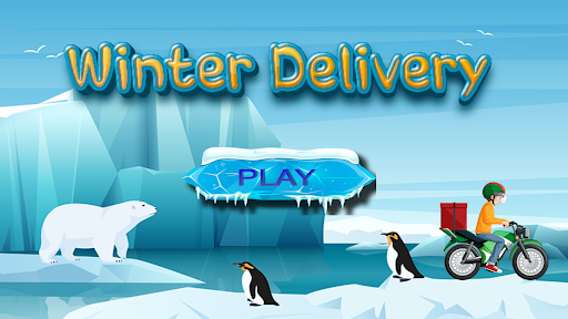 Android application Winter Motobike Delivery screenshort