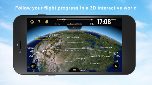 Android application FlightPath3D Business Aviation screenshort