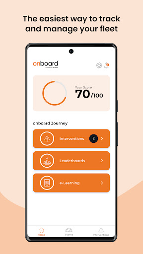 Android application onboard smart fleet screenshort