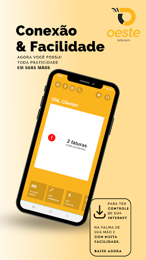 Android application OESTE NET screenshort