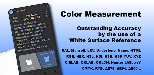 Color Meter - RGB RAL CMYK LAB