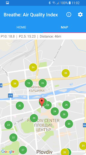 Breathe Air Quality Index