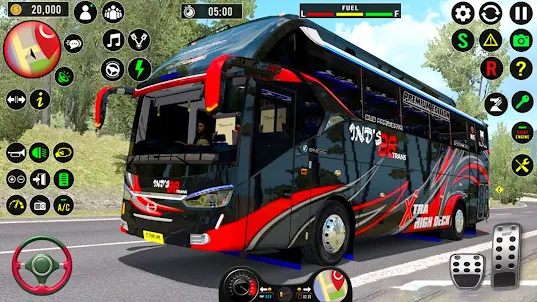 нас В гору 3D Автобус Игра