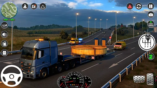 都市貨物トラック運転ゲーム