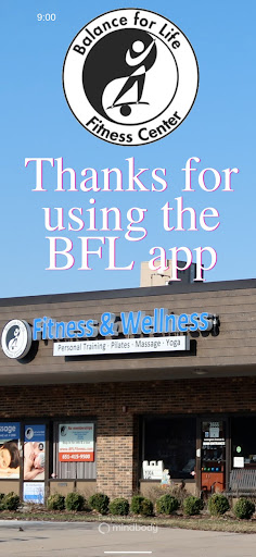 Android application Balance for Life Fitness screenshort