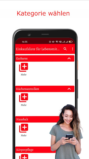 Einkaufsliste für Lebensmittel Screen 2