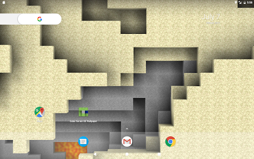 Cube Terrain 3D Live Wallpaper Screenshot