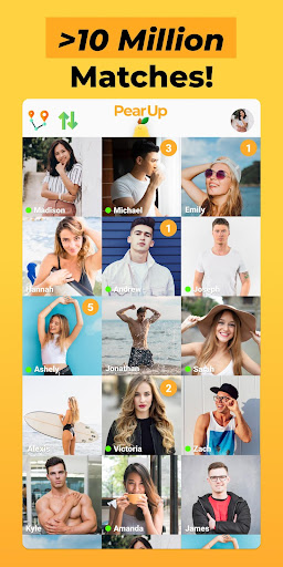 Android application PearUp - Chat & Dating App screenshort