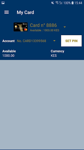 VCB Card Manager Screen 3
