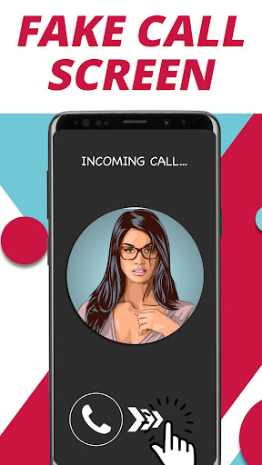 Android application Fake video call gf prank screenshort