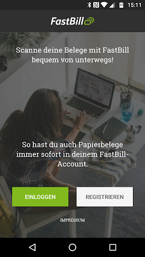 Android application FastBill screenshort