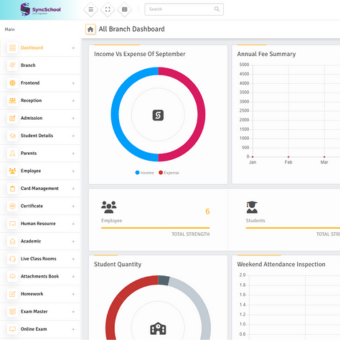 Android application SyncSchool screenshort