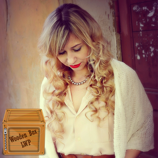 retro girl live wallpaper logo