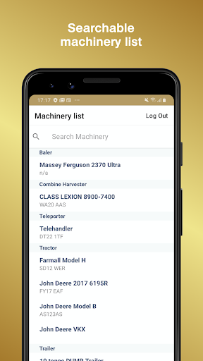 Android application MeritAgCheck screenshort