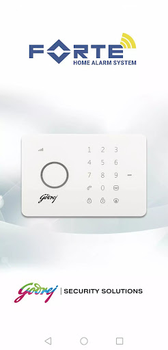 Android application Godrej Forte Alarm screenshort