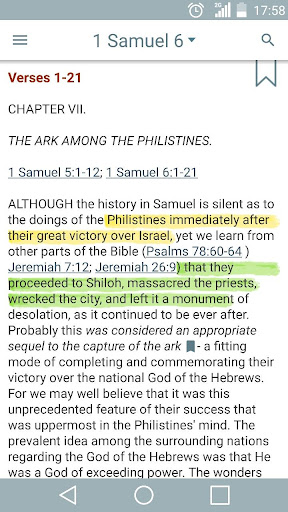 Android application Expositor's Bible Commentary screenshort