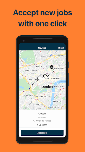 Taxi-Now Driver App Screen 2