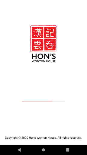 Android application Hon's Wonton House screenshort