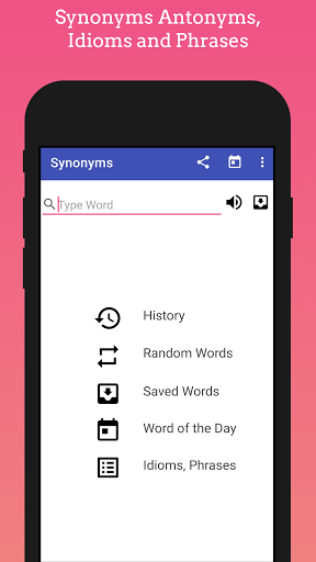 Android application Synonyms and Antonyms Offline screenshort