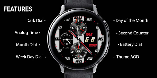 Gone in 60 Watch Face Screenshot 3 - AppWisp.com