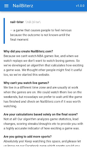NailBiterz for NBA Screen 2
