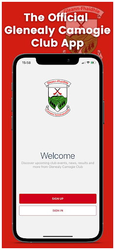 Android application Glenealy Camogie Club screenshort
