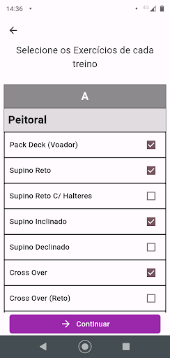 Treino Academia Musculação Screen 3