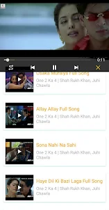 Shahrukh khan all song