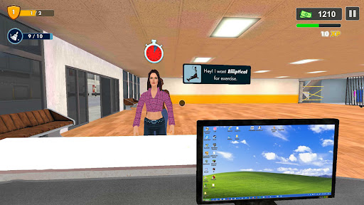 Android application Workout Gym Simulator Game 24 screenshort