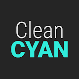 GO Contacts Clean Cyan icon