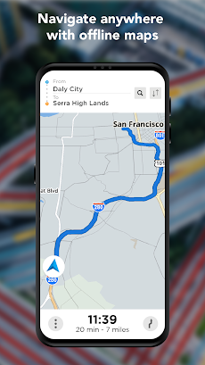 GPSオフラインマップ、ナビゲーション、コンパス、天気、交通のおすすめ画像3