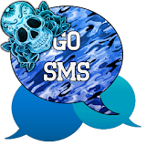 GO SMS - Sugar Skullz 6 icon