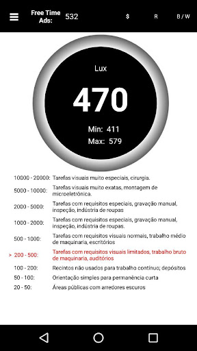 Luxímetro - Medir de Luz - Lux Screen 3