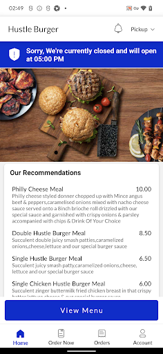 Hustle Burger Screen 2