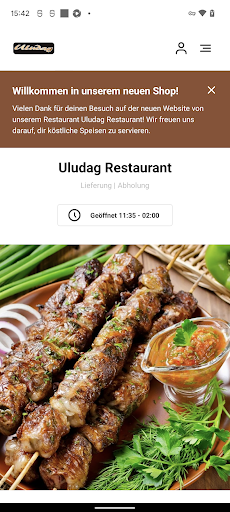 Android application Uludag Restaurant screenshort
