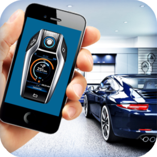 Car key simulator Sound car logo