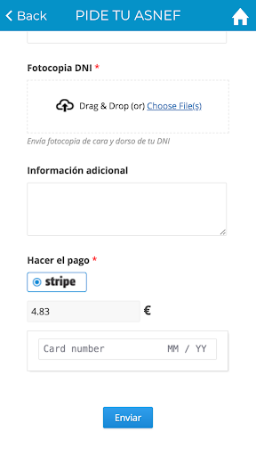 Consulta tu Asnef Screen 3