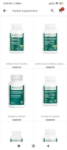 Greeniche Natural Health Screen 3