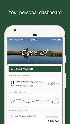 Android application Oxbow Country Golf Course screenshort