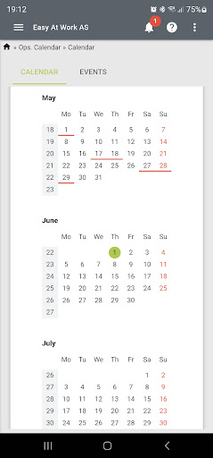 easy@work Screen 3
