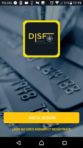 Android application DISF Credit Beneficios screenshort