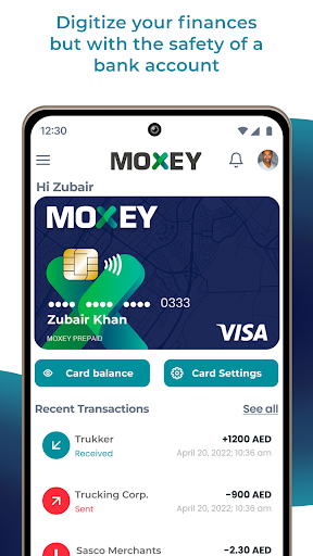 MoXey Pay Screen 2