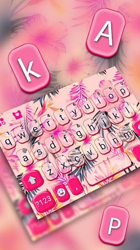 Vintage Flowers Keyboard Theme Screen 2
