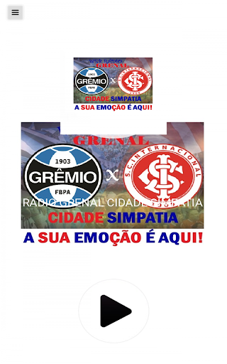 Android application RÁDIO GRENAL CIDADE SIMPATIA screenshort