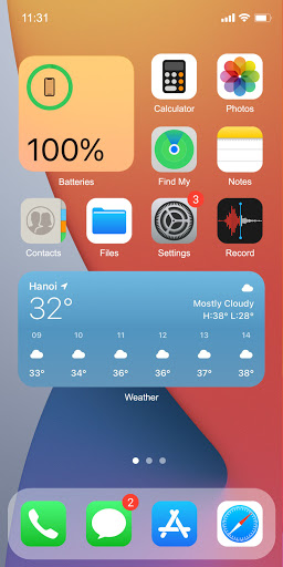 Phone 12 Launcher, OS 14 Launcher, Control Center android2mod screenshots 2