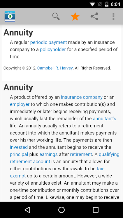 Financial Dictionary by Farlex - 4.0.3 - (Android)
